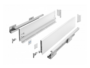 Guide per cassetti Axispro Soft close estrazione totale portata kg.40 con Spondina Bianco A mm.84 varie lunghezza | GTV